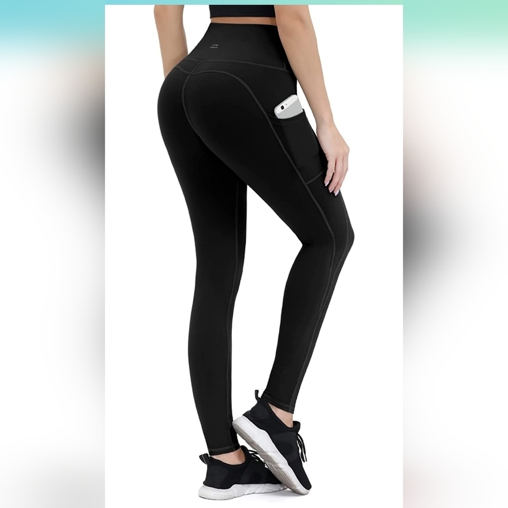 ALONG FIT Anti-Nail Leggings for Women, Non-See-Through with Phone Pocket